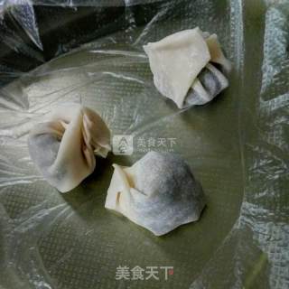 黑木耳豆角云吞的做法步骤：7