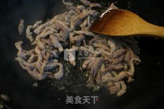 肉丝圆白菜炒面的做法步骤：10