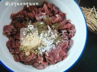 孜然牙签羊肉串儿的做法步骤：3
