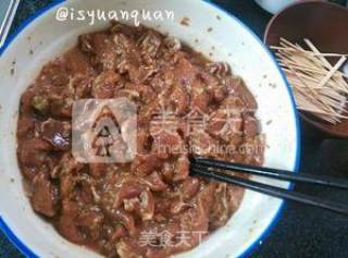 孜然牙签羊肉串儿的做法步骤：4