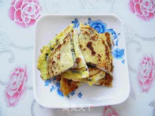 鸡蛋可丽饼汉堡的做法步骤：10