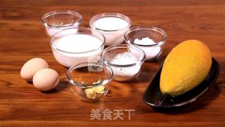 家有平底锅 就能做的美味甜品—芒果班戟的做法步骤：1