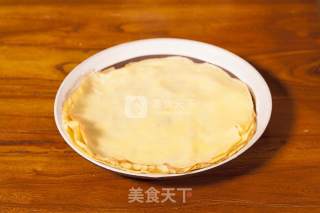 家有平底锅 就能做的美味甜品—芒果班戟的做法步骤：9
