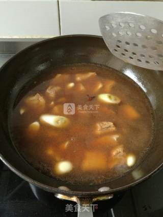 排骨炖油豆角的做法步骤：6