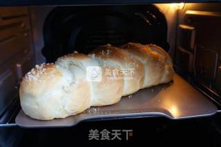 中种四股辫大面包的做法步骤：29