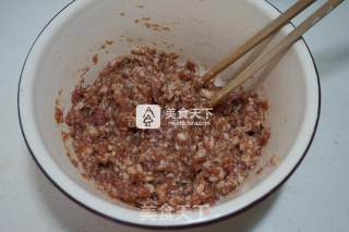 猪肉韭菜大馄饨的做法步骤：4