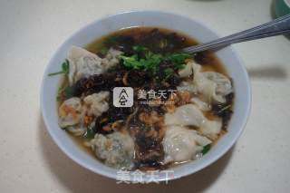 猪肉韭菜大馄饨的做法步骤：16