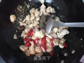 鸡胸肉炒豆腐的做法步骤：7