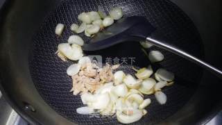 虾皮百合炒油菜的做法步骤：4