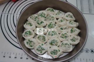 香葱奶酪肉松面包的做法步骤：11