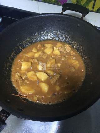 土豆番茄炖牛腩的做法步骤：10