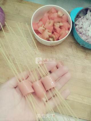 意面穿肠版番茄意大面的做法步骤：4