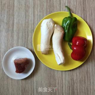 肉片烧杏鲍菇的做法步骤：1