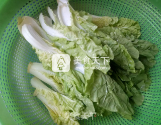 素炒小白菜的做法步骤：1