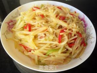 酸辣土豆丝的做法步骤：7