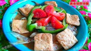 金昌鱼焖豆腐的做法步骤：12