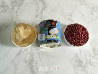 红豆椰果羹的做法步骤：1