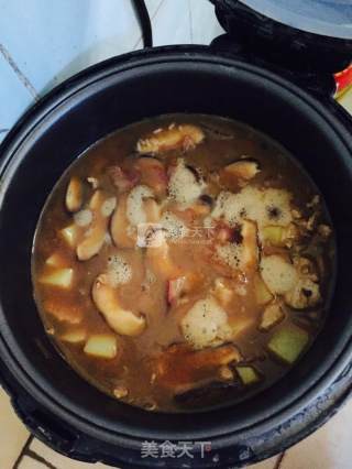 香菇土豆焖饭的做法步骤：9