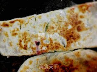 苋菜馍【苋菜卷饼】的做法步骤：7