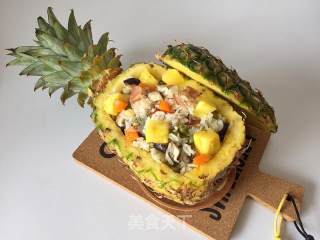 五彩凤梨饭的做法步骤：11