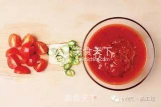 辣虾仁番茄意面的做法步骤：4