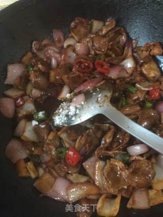 辣炒鸡胗的做法步骤：13