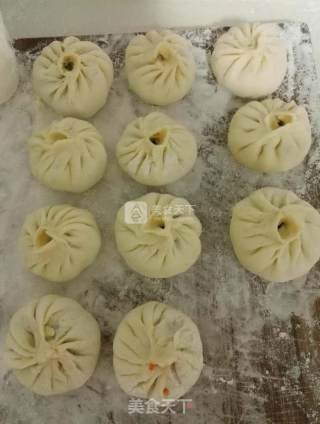 白胖白胖的包子，荤素两味的做法步骤：8