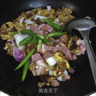 杂炒馒头的做法步骤：6