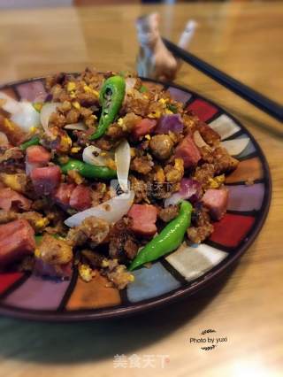 杂炒馒头的做法步骤：8