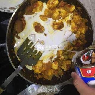泰式黄咖喱鸡的做法步骤：7