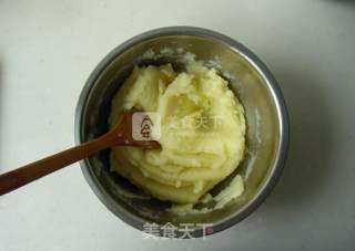豆沙薯泥糕的做法步骤：4