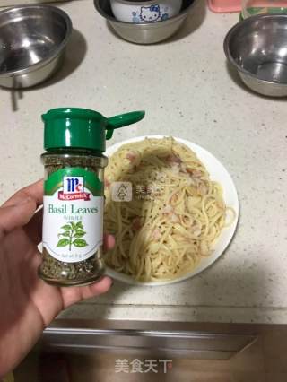 芝士培根意粉的做法步骤：9