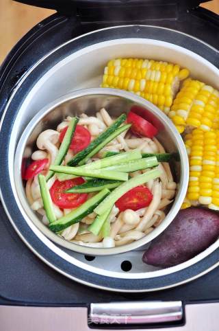 粉蒸肉米饭套餐的做法步骤：6