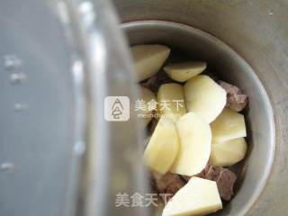 青菜土豆龙骨汤的做法步骤：6