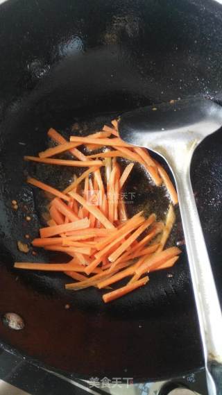 水笋炒肉丝的做法步骤：6