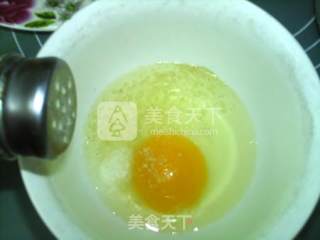亚麻籽油韭菜蛋饼的做法步骤：3