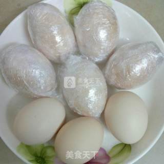 家常沙姜咸鸡蛋的做法步骤：7
