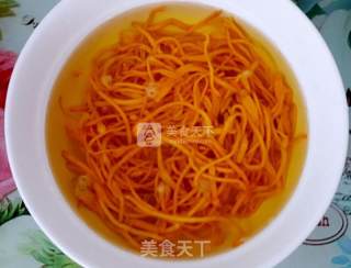 凉拌虫草菇的做法步骤：5