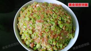 豆角肉包的做法步骤：1
