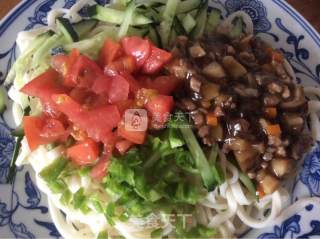 香菇牛肉打卤面的做法步骤：2