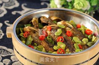 黄骨鱼焖豆米的做法步骤：10
