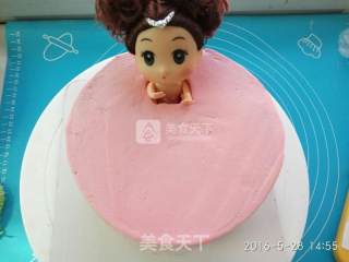 六寸泡澡娃娃蛋糕的做法步骤：25