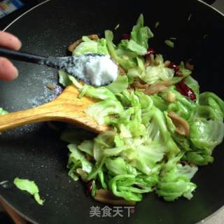手撕包菜的做法步骤：8
