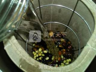 五行益寿豆浆的做法步骤：6