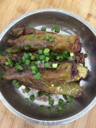 尖椒酿肉的做法步骤：10
