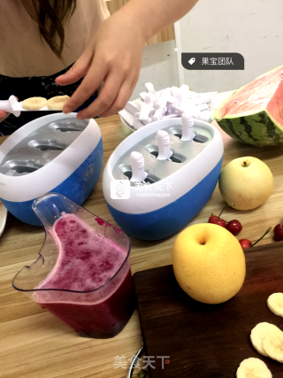 自制冰棒-果语的做法步骤：2