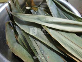 蜜枣红豆糯米粽的做法步骤：3