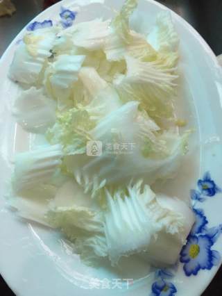 醋溜白菜的做法步骤：2