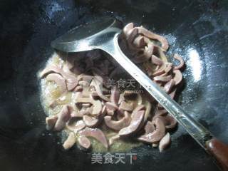 蒜薹炒猪腰的做法步骤：7