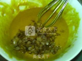 咖喱洋葱戚风蛋饼的做法步骤：8